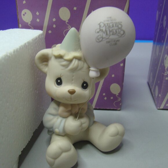 Pair of Precious Moments Symbol of Membership 1989 & 1993 B-0004 & B-0008 Enesco - Picture 3 of 11